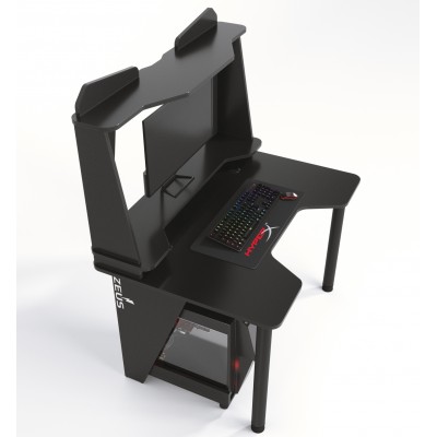 Геймерский игровой стол ZEUS IVAR-2 черный фабрика Rasin