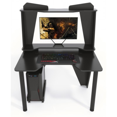 Геймерский игровой стол ZEUS IVAR-2 черный фабрика Rasin Геймерский игровой стол ZEUS IVAR-2 черный фабрика Rasin