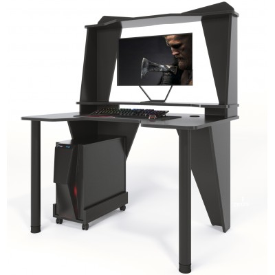 Геймерский игровой стол ZEUS IVAR-2 черный фабрика Rasin Геймерский игровой стол ZEUS IVAR-2 черный фабрика Rasin