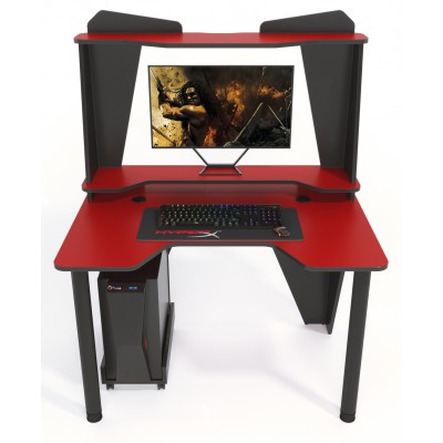 Геймерский игровой стол ZEUS IVAR-2 красный+черный фабрика Rasin Геймерский игровой стол ZEUS IVAR-2 красный+черный фабрика Rasin