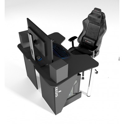 Геймерский игровой стол ZEUS IGROK-3 черный фабрика Rasin Геймерский игровой стол ZEUS IGROK-3 черный фабрика Rasin