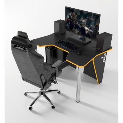 Геймерский игровой стол ZEUS IGROK-3 черный+желтый фабрика Rasin Геймерский игровой стол ZEUS IGROK-3 черный+желтый фабрика Rasin
