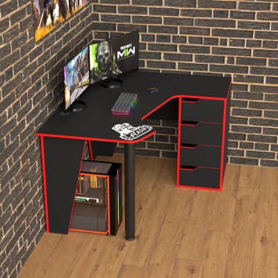 Геймерский игровой стол Rasin RS-11 красный фабрика Rasin