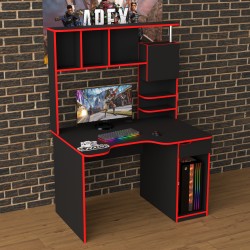 Геймерский игровой стол Rasin RS-12 красный