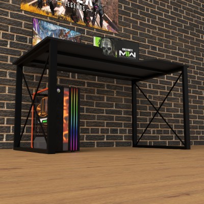 Геймерский игровой стол Rasin LOFT-13 черный фабрика Rasin Геймерский игровой стол Rasin LOFT-13 черный фабрика Rasin