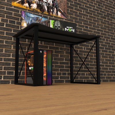 Геймерский игровой стол Rasin LOFT-14 черный фабрика Rasin Геймерский игровой стол Rasin LOFT-14 черный фабрика Rasin