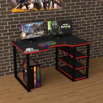 Геймерский игровой стол Rasin LOFT-15 красный фабрика Rasin