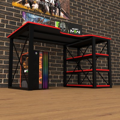 Геймерский игровой стол Rasin LOFT-15 красный фабрика Rasin Геймерский игровой стол Rasin LOFT-15 красный фабрика Rasin
