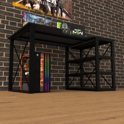 Геймерский игровой стол Rasin LOFT-15 черный фабрика Rasin Геймерский игровой стол Rasin LOFT-15 черный фабрика Rasin