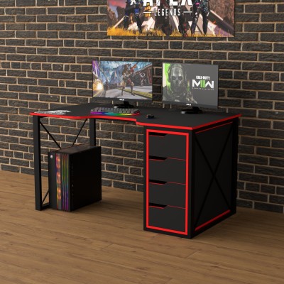 Геймерский игровой стол Rasin LOFT-16 красный фабрика Rasin Геймерский игровой стол Rasin LOFT-16 красный фабрика Rasin