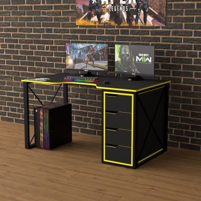 Геймерский игровой стол Rasin LOFT-16 желтый фабрика Rasin Геймерский игровой стол Rasin LOFT-16 желтый фабрика Rasin