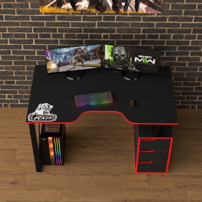 Геймерский игровой стол Rasin LOFT-18 красный фабрика Rasin