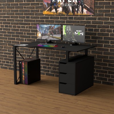 Геймерский игровой стол Rasin LOFT-18 черный фабрика Rasin