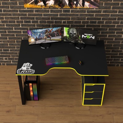 Геймерский игровой стол Rasin LOFT-18 желтый фабрика Rasin