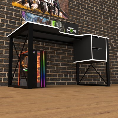 Геймерський ігровий стіл Rasin LOFT-19 білий фабрика Rasin