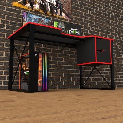 Геймерський ігровий стіл Rasin LOFT-19 червоний фабрика Rasin