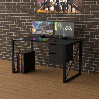 Геймерский игровой стол Rasin LOFT-19 черный фабрика Rasin