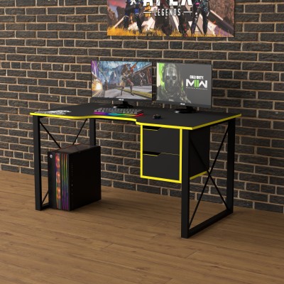 Геймерский игровой стол Rasin LOFT-19 желтый фабрика Rasin