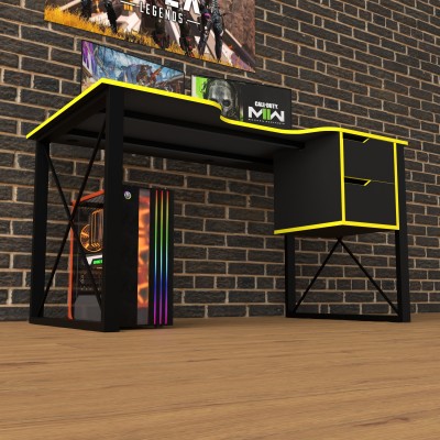 Геймерский игровой стол Rasin LOFT-19 желтый фабрика Rasin