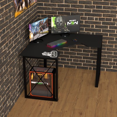 Геймерский игровой стол Rasin LOFT-20 черный фабрика Rasin