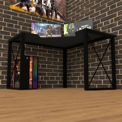 Геймерский игровой стол Rasin LOFT-20 черный фабрика Rasin