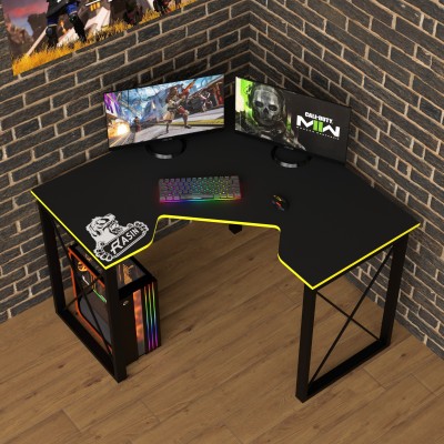 Геймерский игровой стол Rasin LOFT-20 желтый фабрика Rasin