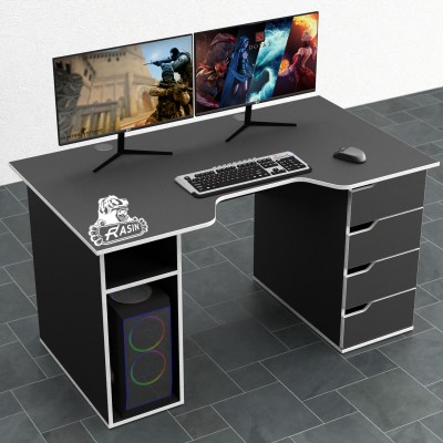 Геймерский игровой стол Rasin RS-1 белый фабрика Rasin