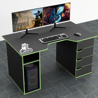 Геймерский игровой стол Rasin RS-1 зеленый фабрика Rasin