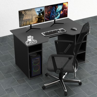Геймерский игровой стол Rasin RS-2 черный фабрика Rasin