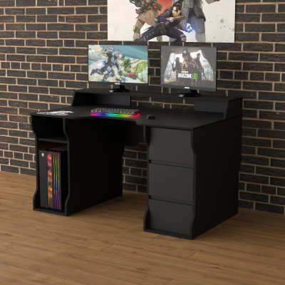 Геймерский игровой стол Rasin RS-26 черный фабрика Rasin