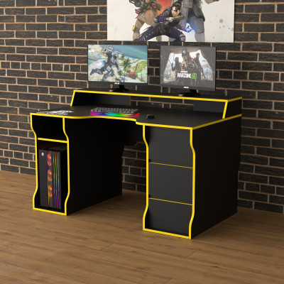 Геймерский игровой стол Rasin RS-26 желтый фабрика Rasin