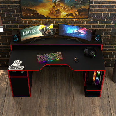 Геймерский игровой стол Rasin RS-28 черный+красный фабрика Rasin Геймерский игровой стол Rasin RS-28 черный+красный фабрика Rasin